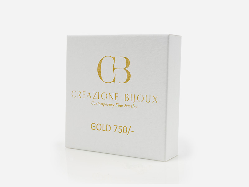 Markenaufsteller und Logoaufsteller für Schmuck von Creazione Bijoux